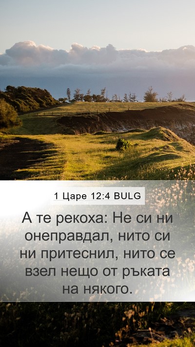 1 Царе 12:4 BULG Mobile Phone Wallpaper - А те рекоха: Не си ни - Mobile Bible Verse Wallpaper