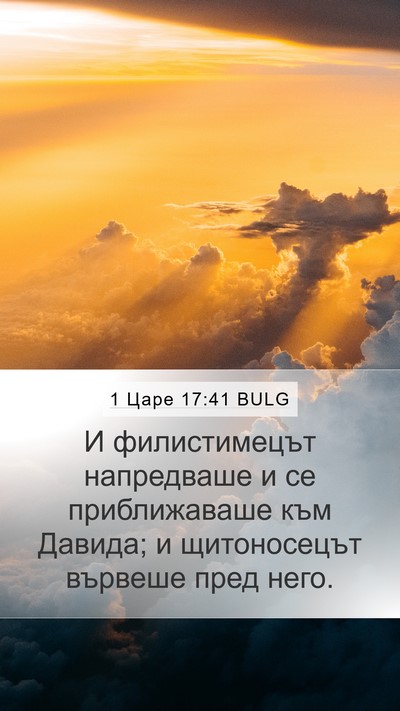 1 Царе 17:41 BULG Bible Verse Image
