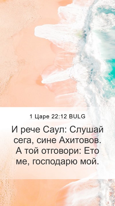 1 Царе 22:12 BULG Bible Verse Image