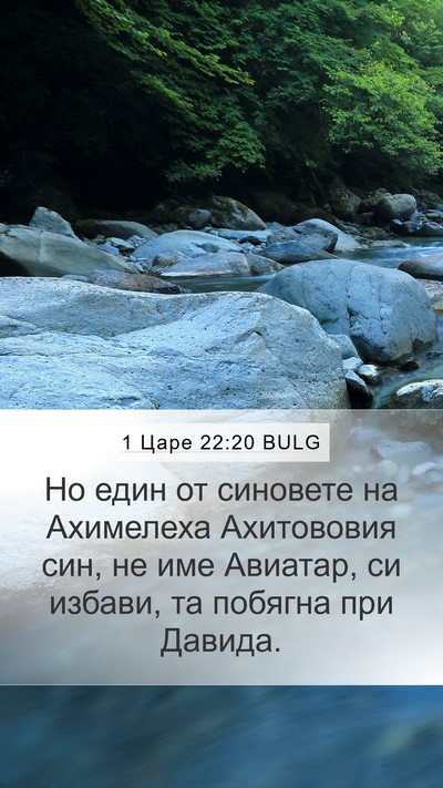 1 Царе 22:20 BULG Bible Verse Image