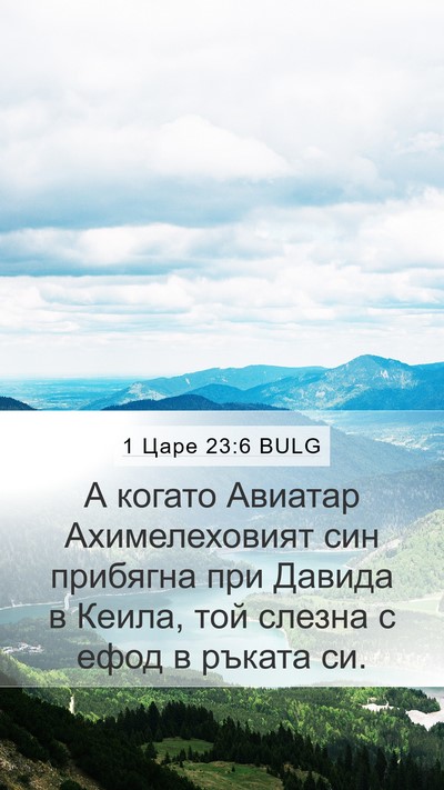 1 Царе 23:6 BULG Bible Verse Image