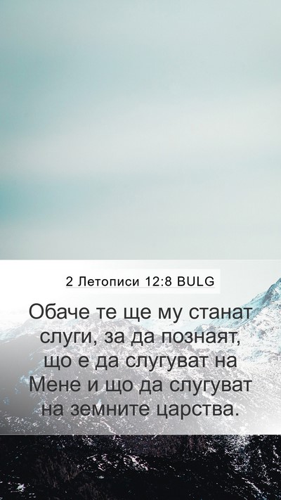 2 Летописи 12:8 BULG Bible Verse Image