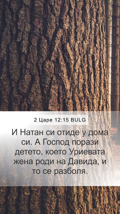 2 Царе 12:15 BULG Mobile Phone Wallpaper - И Натан си отиде у дома си. - Mobile Bible Verse Wallpaper