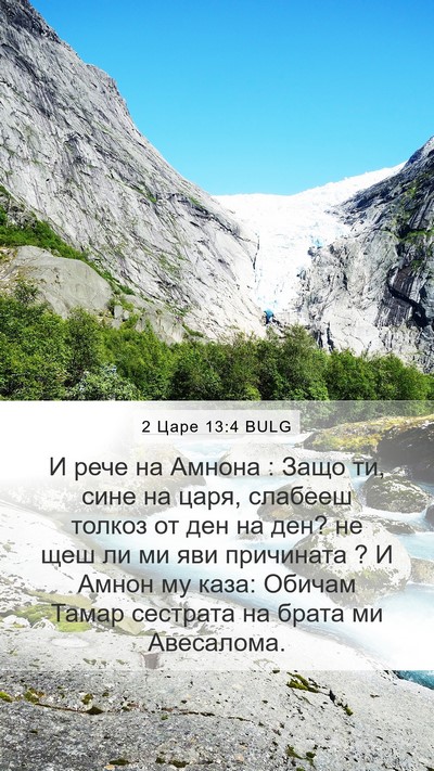 2 Царе 13:4 BULG Bible Verse Image