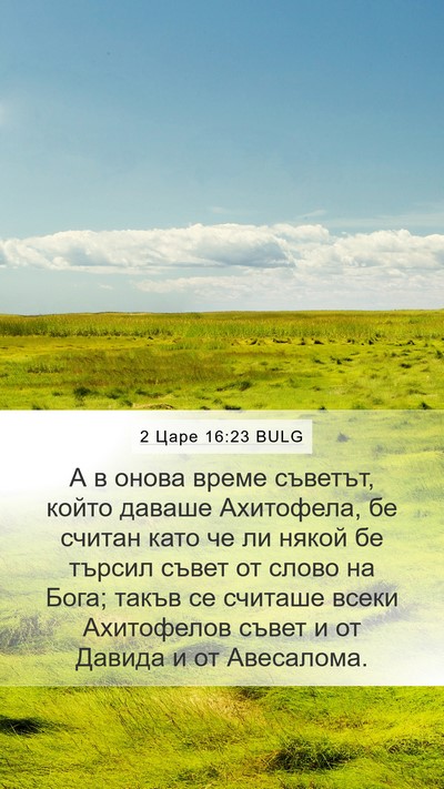 2 Царе 16:23 BULG Bible Verse Image