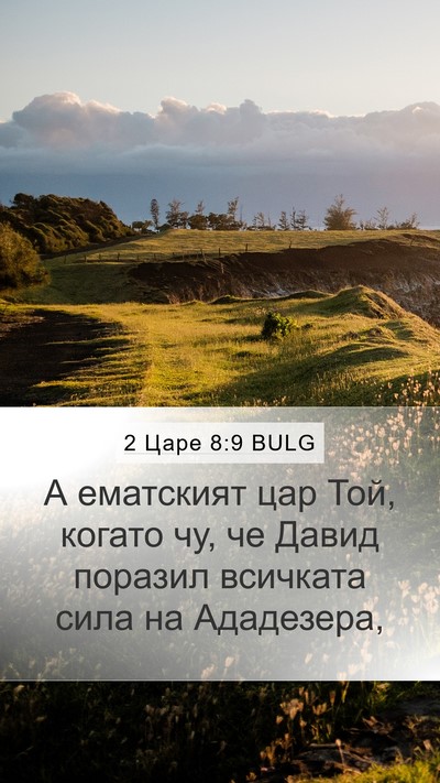 2 Царе 8:9 BULG Bible Verse Image