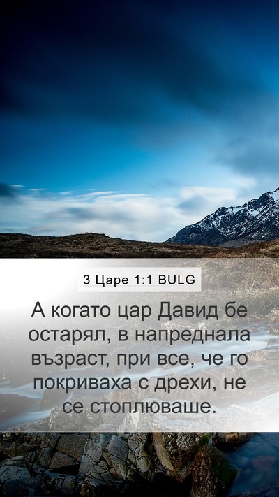 3 Царе 1:1 BULG Bible Verse Image