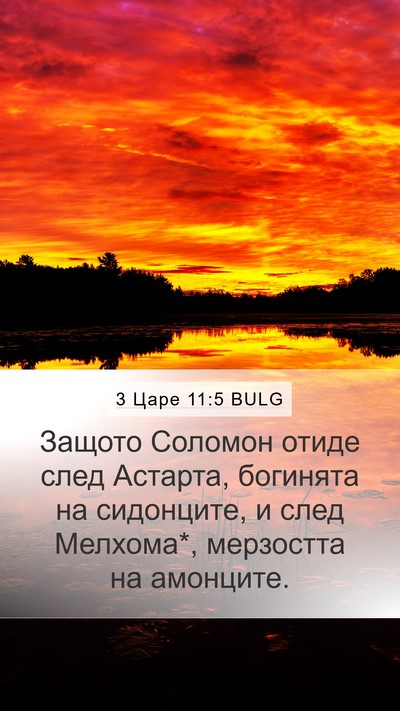 3 Царе 11:5 BULG Bible Verse Image