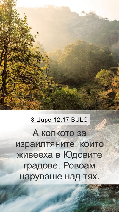 3 Царе 12:17 BULG Bible Verse Image