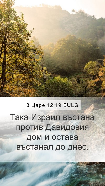 3 Царе 12:19 BULG Bible Verse Image