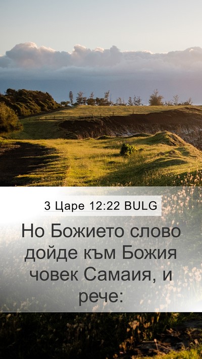 3 Царе 12:22 BULG Bible Verse Image