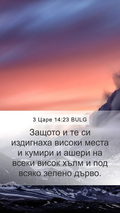3 Царе 14:23 BULG Bible Verse Image