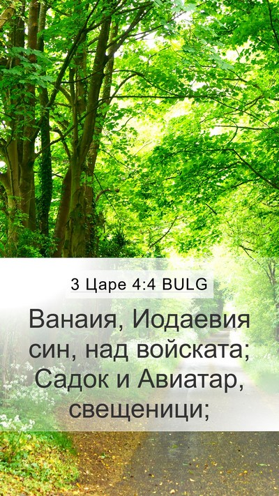 3 Царе 4:4 BULG Bible Verse Image