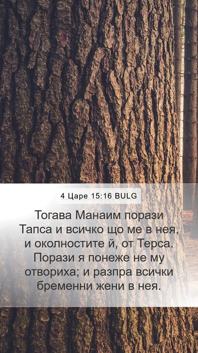 4 Царе 15:16 BULG Bible Verse Image