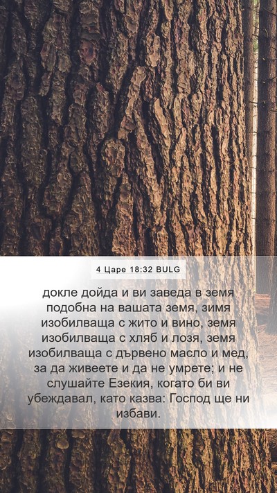 4 Царе 18:32 BULG Bible Verse Image