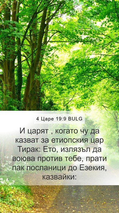 4 Царе 19:9 BULG Bible Verse Image