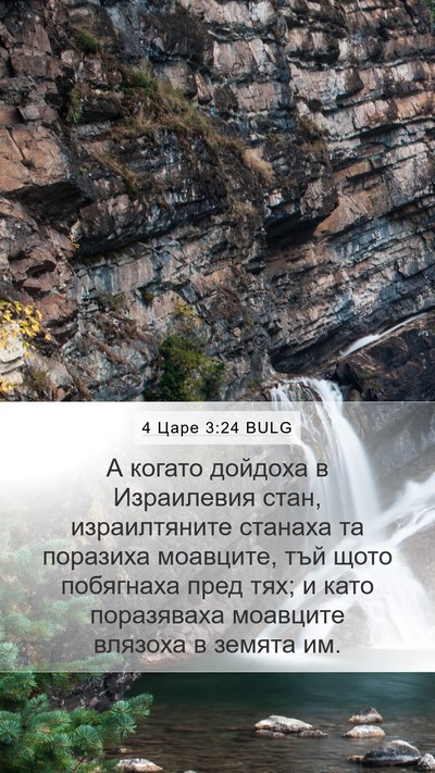 4 Царе 3:24 BULG Mobile Phone Wallpaper - А когато дойдоха в - Mobile Bible Verse Wallpaper