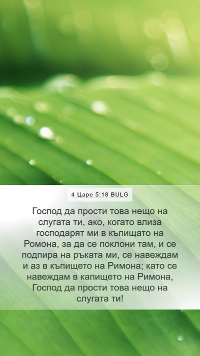 4 Царе 5:18 BULG Bible Verse Image