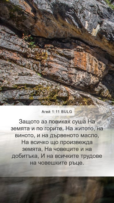 Агей 1:11 BULG Bible Verse Image