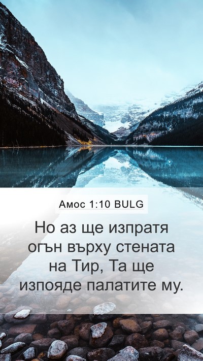 Амос 1:10 BULG Bible Verse Image