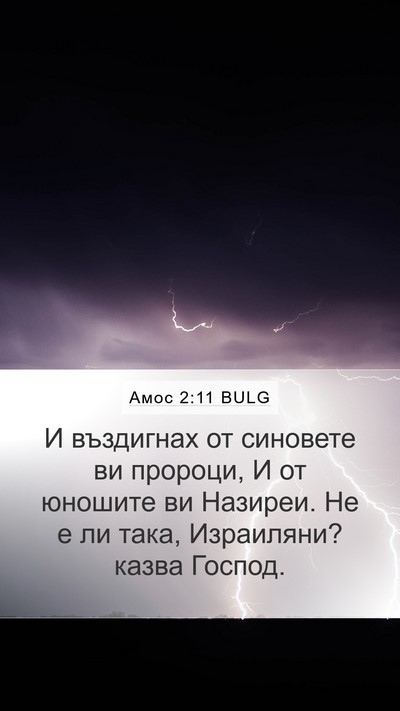 Амос 2:11 BULG Bible Verse Image