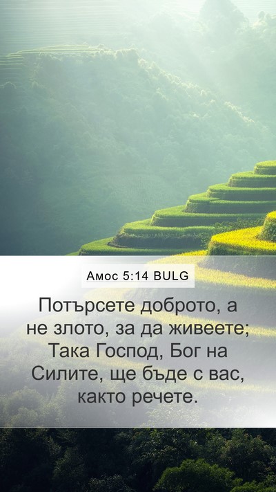 Амос 5:14 BULG Bible Verse Image