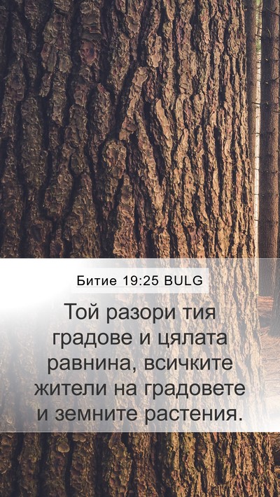 Битие 19:25 BULG Bible Verse Image