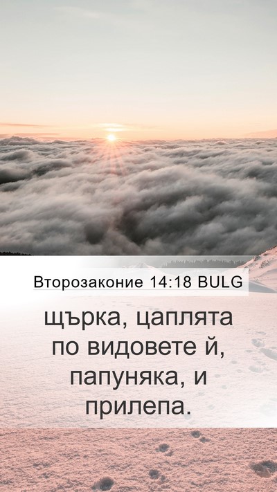 Второзаконие 14:18 BULG Mobile Phone Wallpaper - щърка, цаплята по видовете - Mobile Bible Verse Wallpaper