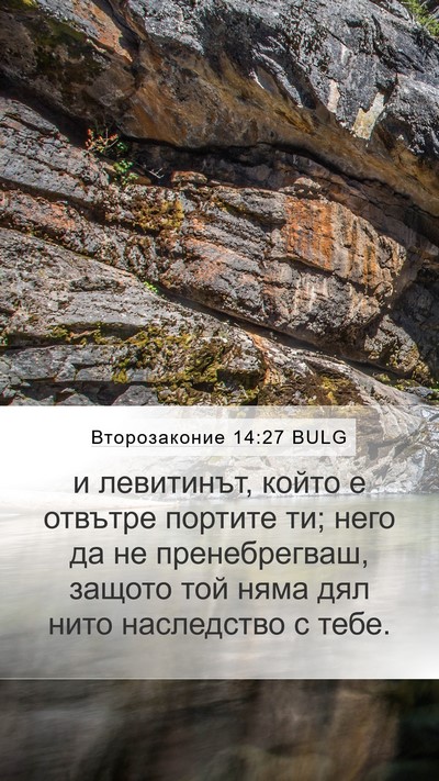 Второзаконие 14:27 BULG Bible Verse Image