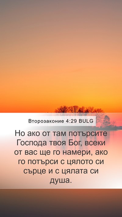 Второзаконие 4:29 BULG Bible Verse Image