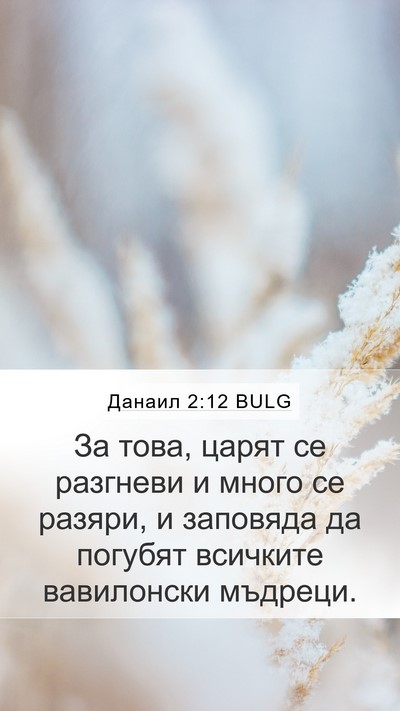 Данаил 2:12 BULG Bible Verse Image