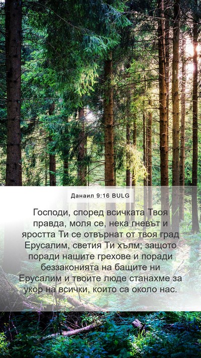 Данаил 9:16 BULG Bible Verse Image