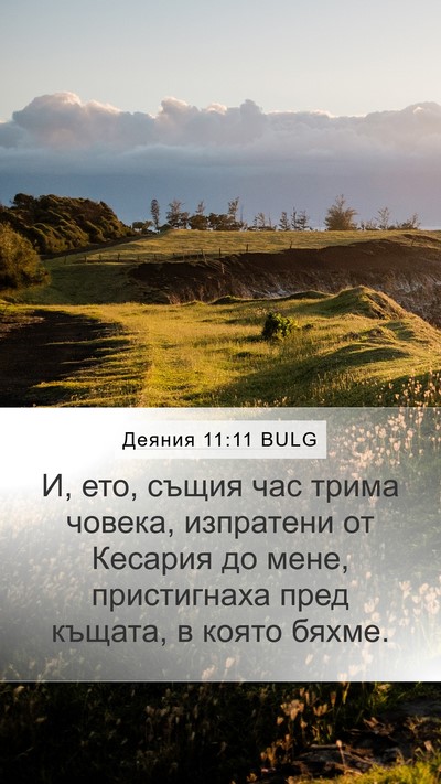 Деяния 11:11 BULG Bible Verse Image