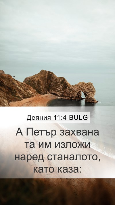 Деяния 11:4 BULG Bible Verse Image