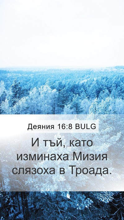 Деяния 16:8 BULG Bible Verse Image
