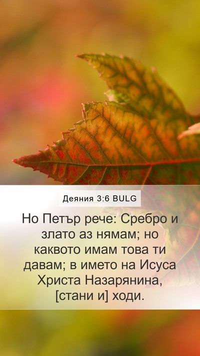 Деяния 3:6 BULG Bible Verse Image