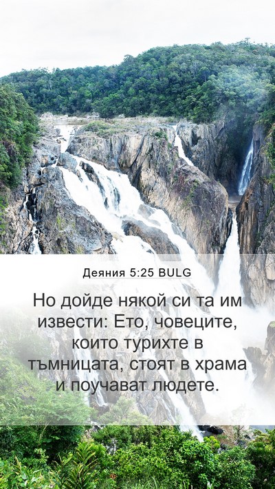 Деяния 5:25 BULG Bible Verse Image
