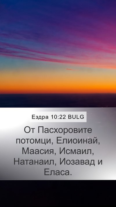 Ездра 10:22 BULG Bible Verse Image