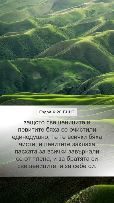 Ездра 6:20 BULG Bible Verse Image
