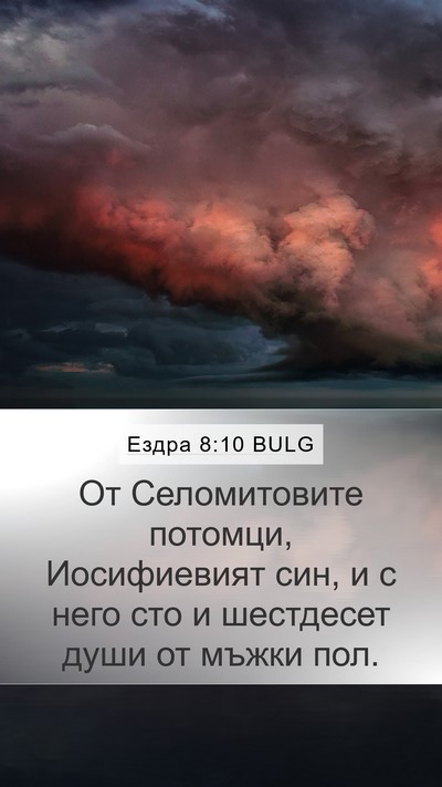 Ездра 8:10 BULG Mobile Phone Wallpaper - От Селомитовите потомци, - Mobile Bible Verse Wallpaper
