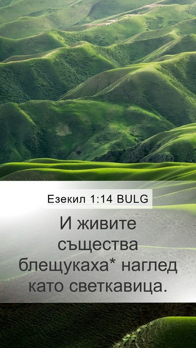 Езекил 1:14 BULG Bible Verse Image