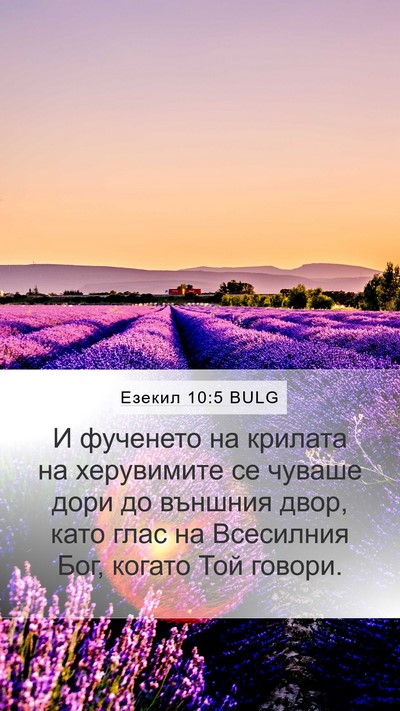 Езекил 10:5 BULG Bible Verse Image