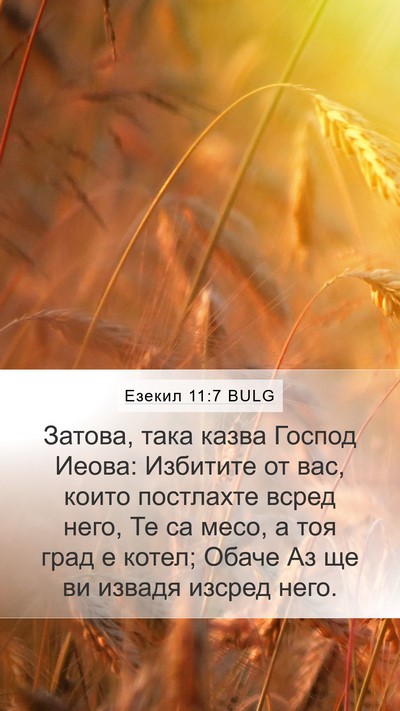 Езекил 11:7 BULG Bible Verse Image