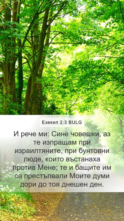 Езекил 2:3 BULG Bible Verse Image