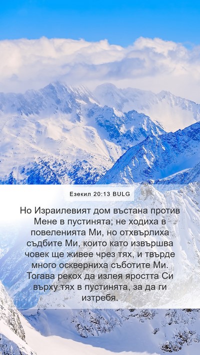 Езекил 20:13 BULG Bible Verse Image