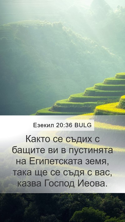 Езекил 20:36 BULG Bible Verse Image