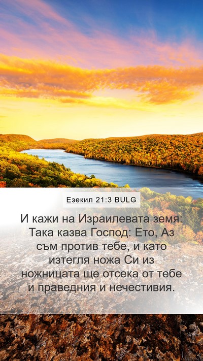 Езекил 21:3 BULG Bible Verse Image