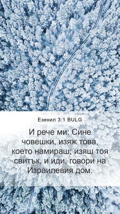 Езекил 3:1 BULG Bible Verse Image