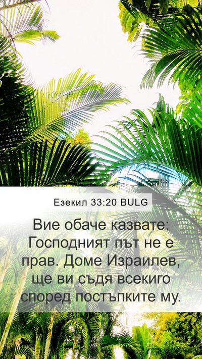 Езекил 33:20 BULG Bible Verse Image