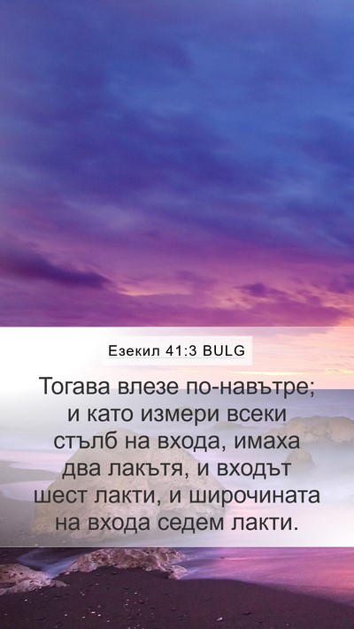 Езекил 41:3 BULG Bible Verse Image